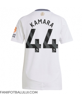 Aston Villa Boubacar Kamara #44 Tricou Fotbal Replică 2024-25 Femei Deplasare